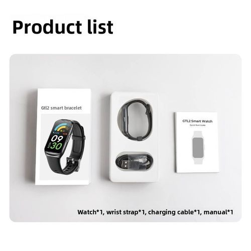 GTL2 1.47Smart Bracelet with Large Display, Lightweight Fitness Watch, Heart Rate Display, Compatible with Android