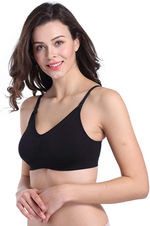 Pregnant women front opening large size nursing bra