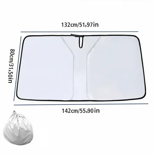 🏖️Universal Foldable Windshield Sun Shade