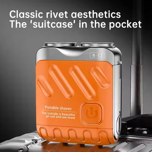 2025 Latest Home Travel R12 Magnetic Head Electric Shaver