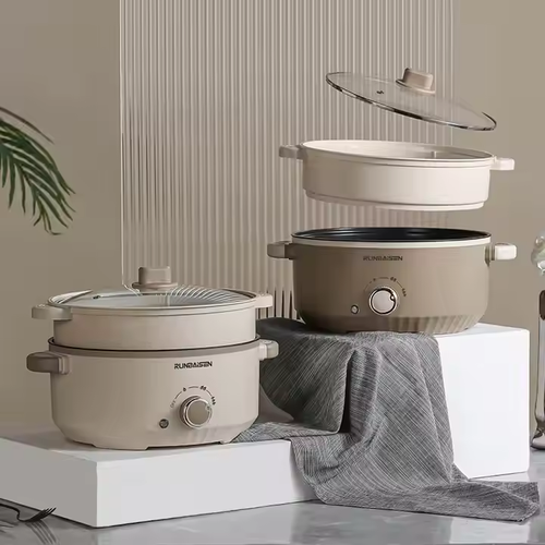 Multifunctional electric cooking pot (with steamer)