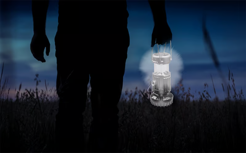 Versatile solar-powered camping lantern🔥