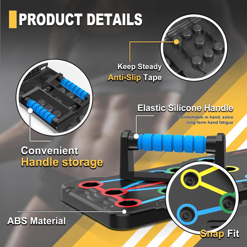 Multifunctional push-up training board chest muscle and abdominal muscle trainer