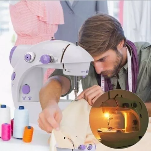 Multifunctional small sewing machine with light
