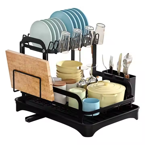 Bowl and kitchenware storage rack