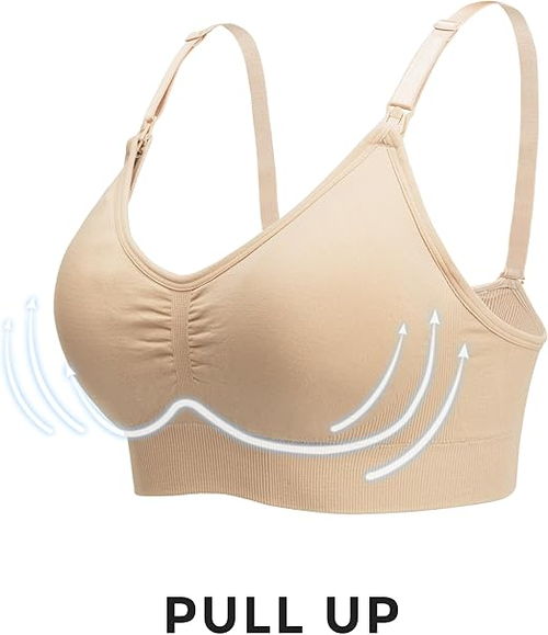 Pregnant women front opening large size nursing bra