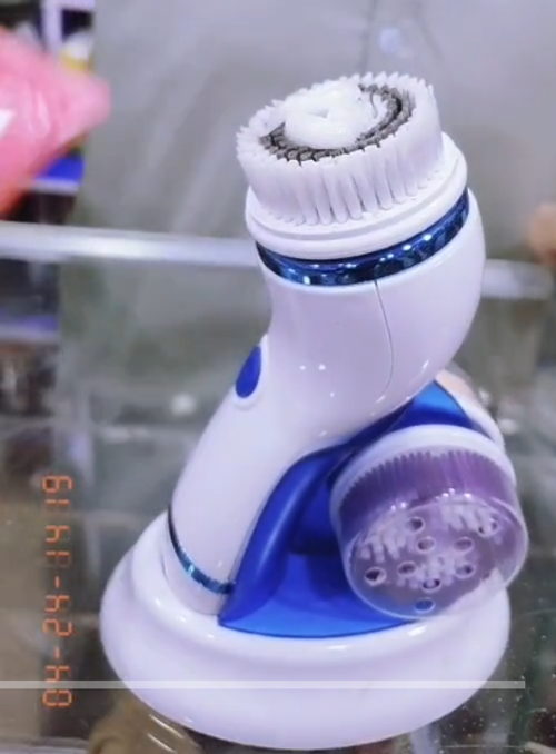 Electric facial cleanser face wash silicone ultrasonic cleaner