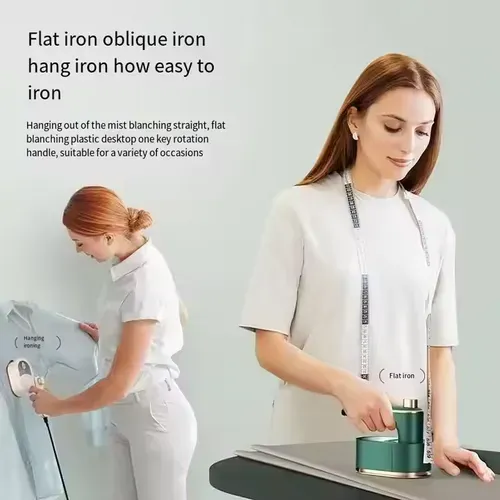 Multifunctional 2 in 1 mini handheld foldable vertical steam iron
