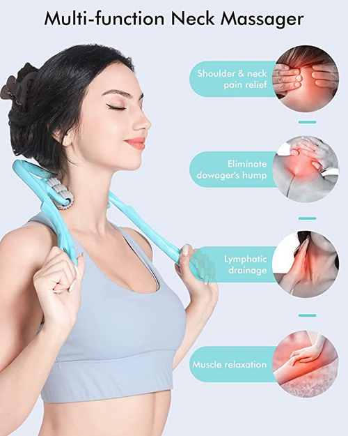 6-wheel cervical massager