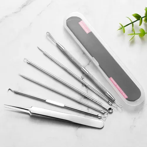 Stainless steel blackhead removal kit Hot sale, low discount on the whole network!