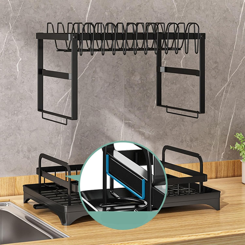 Kitchen rack multifunctional storage drain rack