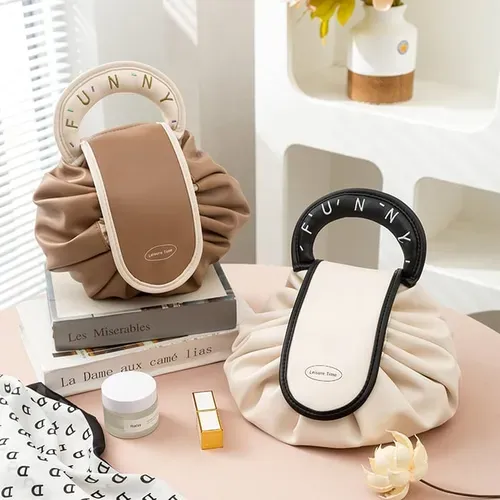 ✨waterproof drawstring large capacity travel cosmetic bag✨