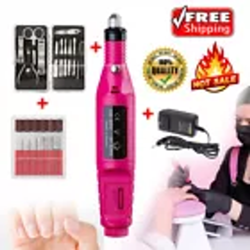Professional Electric Nail File Drill Manicure Tool Pedicure Machine Set Kit