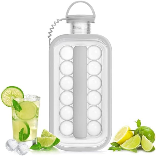 Portable ice cube pot, silicone ice cube mold