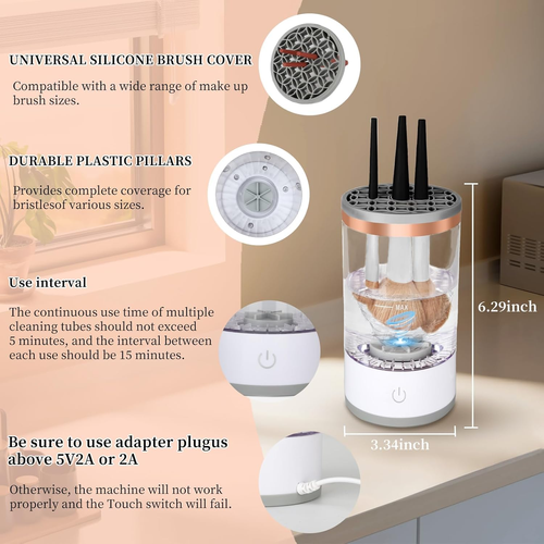 Multifunctional makeup brush cleaner electric cleaning