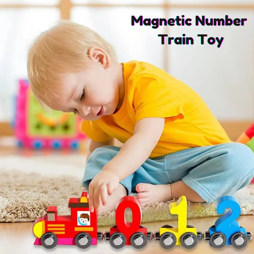 Magnetic Number Learning Train