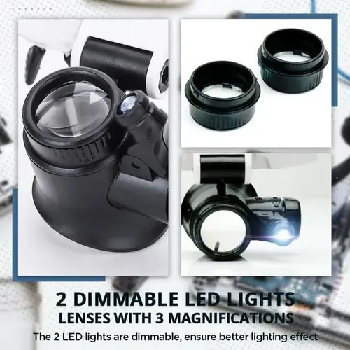 LED Glasses Magnifier 8x 15x 23x(🔥Hot sale 🔥)