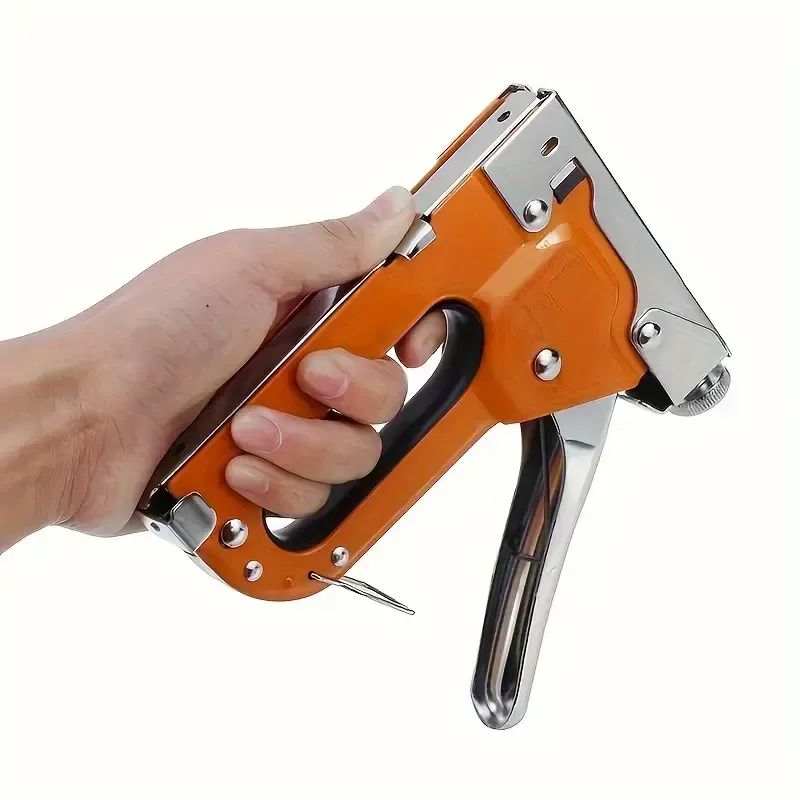 💯4 in 1 heavy-duty Stapler For Diy Home Decor Furniture Wood Frame Stapler, Multi-tool Hand Nail Gun Nail Gun Bandage Pliers🚀