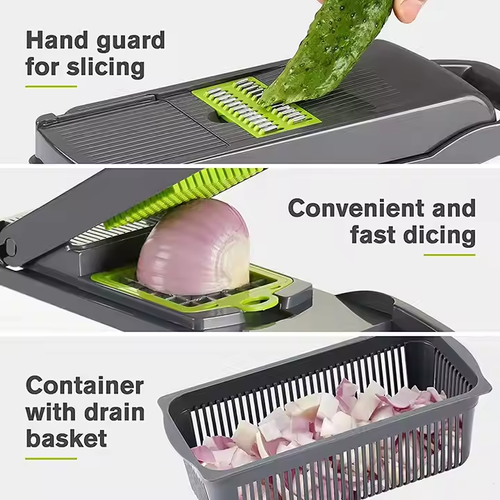 Multifunctional vegetable cutter (set of 14)
