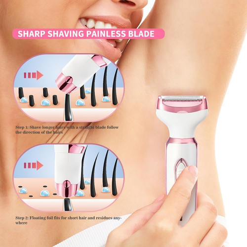 Multifunctional underarm hair, private part and pubic hair trimmer