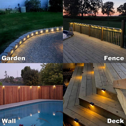 Solar Step Light Outdoor Garden Light