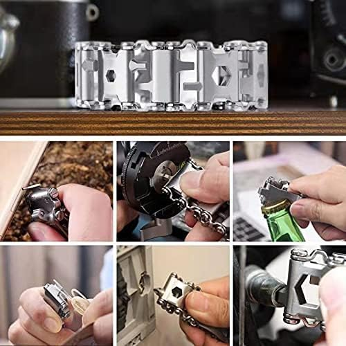 Stainless steel multifunctional outdoor tool chain