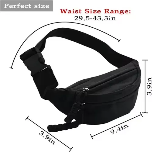 🚶‍♂️🏃‍♀️Waterproof Bag Men Women Lightweight Casual Sports Crossbody Waist Satchel Mobile Phone Pocket Students