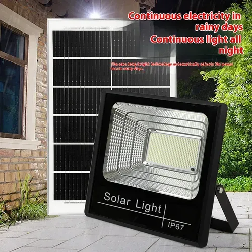 Solar light household outdoor garden light new rural photovoltaic street light led high-power flood light super bright and waterproof