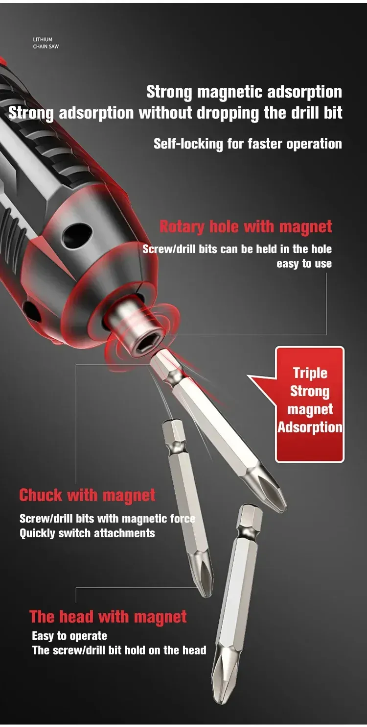 Cordless hand drill High power hand drill Hardware tools Multi-function power tools