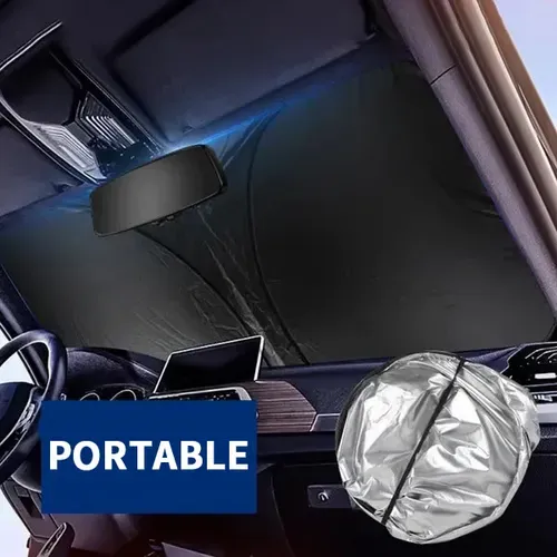 🏖️Universal Foldable Windshield Sun Shade
