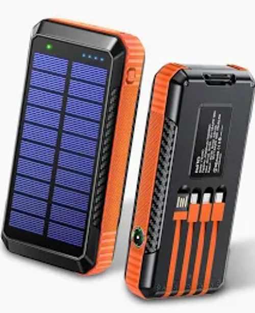 Solar Power Bank🔋10,000 mAh ultra-large capacity