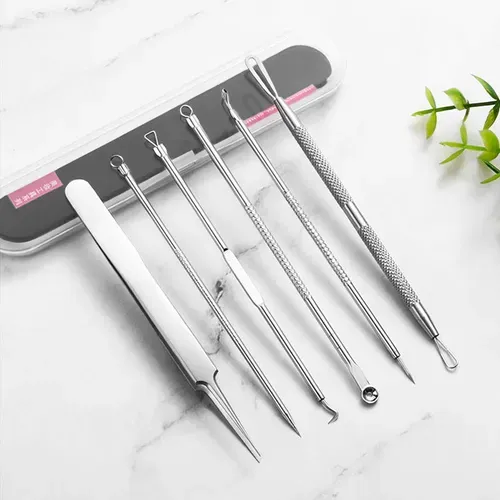 Stainless steel blackhead removal kit Hot sale, low discount on the whole network!