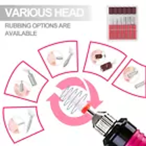 Professional Electric Nail File Drill Manicure Tool Pedicure Machine Set Kit