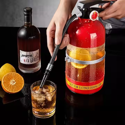 Fire Extinguisher Drink Dispenser