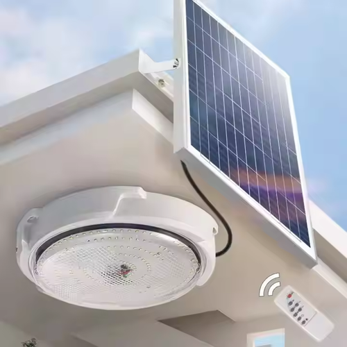 Solar Remote Control Pendant Light Outdoor Waterproof