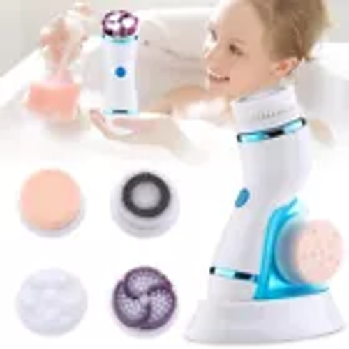 Electric facial cleanser face wash silicone ultrasonic cleaner