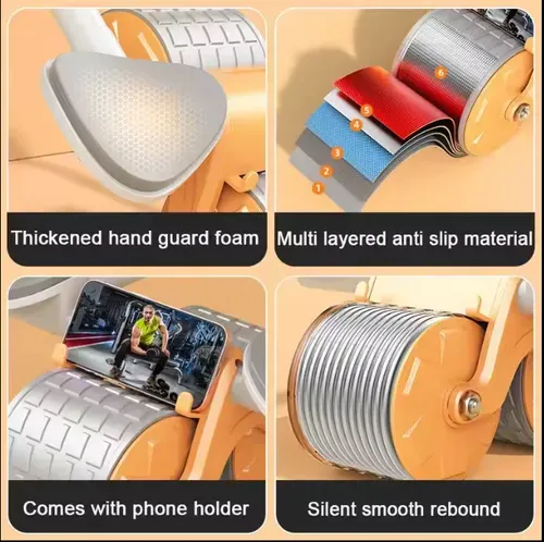 Automatic Ab Roller System, Get Perfect Abs. (Hot Sale Upto 50% Off)