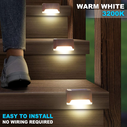 Solar Step Light Outdoor Garden Light