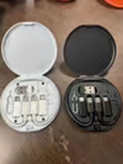 5-in-1 data cable, multi-function travel storage box, super fast charging