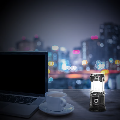 Versatile solar-powered camping lantern🔥