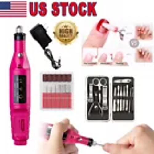 Professional Electric Nail File Drill Manicure Tool Pedicure Machine Set Kit