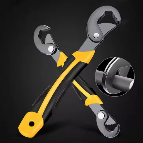 Open-end adjustable wrench