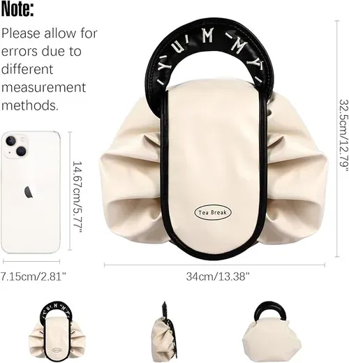 ✨waterproof drawstring large capacity travel cosmetic bag✨