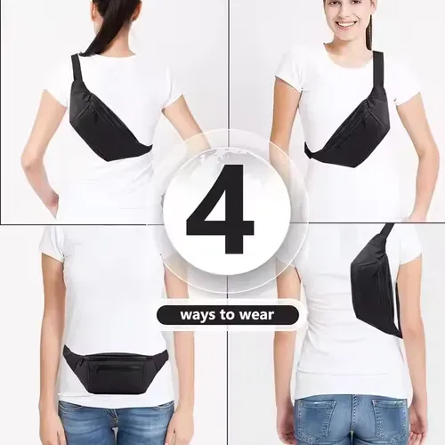 🚶‍♂️🏃‍♀️Waterproof Bag Men Women Lightweight Casual Sports Crossbody Waist Satchel Mobile Phone Pocket Students