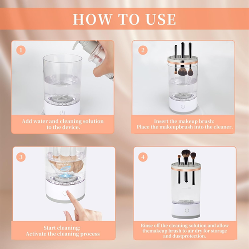 Multifunctional makeup brush cleaner electric cleaning