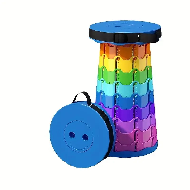 Outdoor Portable Rainbow Folding Stool