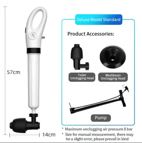 Drain Defender - Toilet plunger clog remover