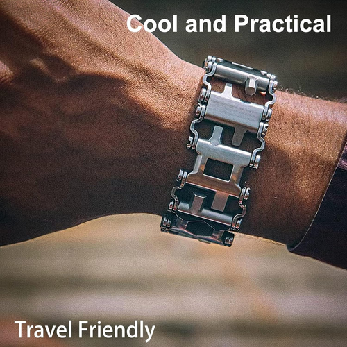 Stainless steel multifunctional outdoor tool chain
