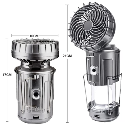 Versatile solar-powered camping lantern🔥