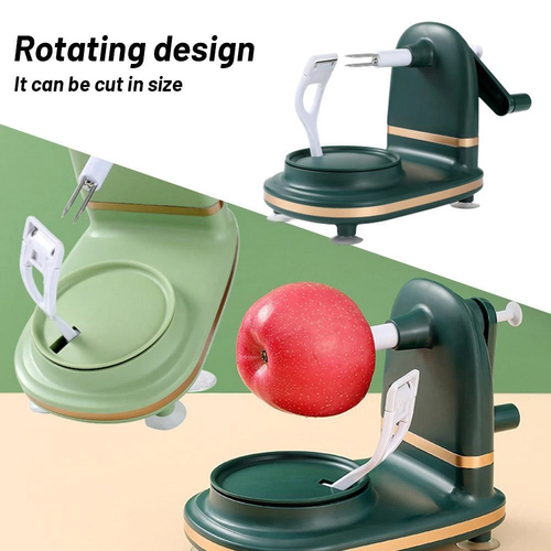 Home hand-cranked apple peeler
